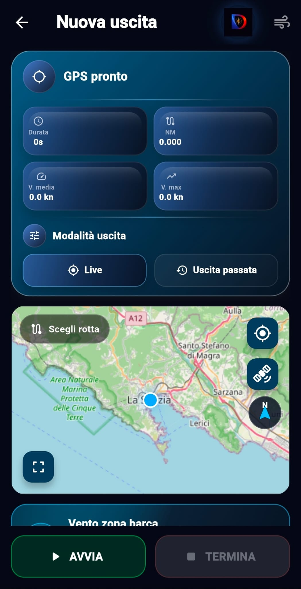 Nuova uscita live